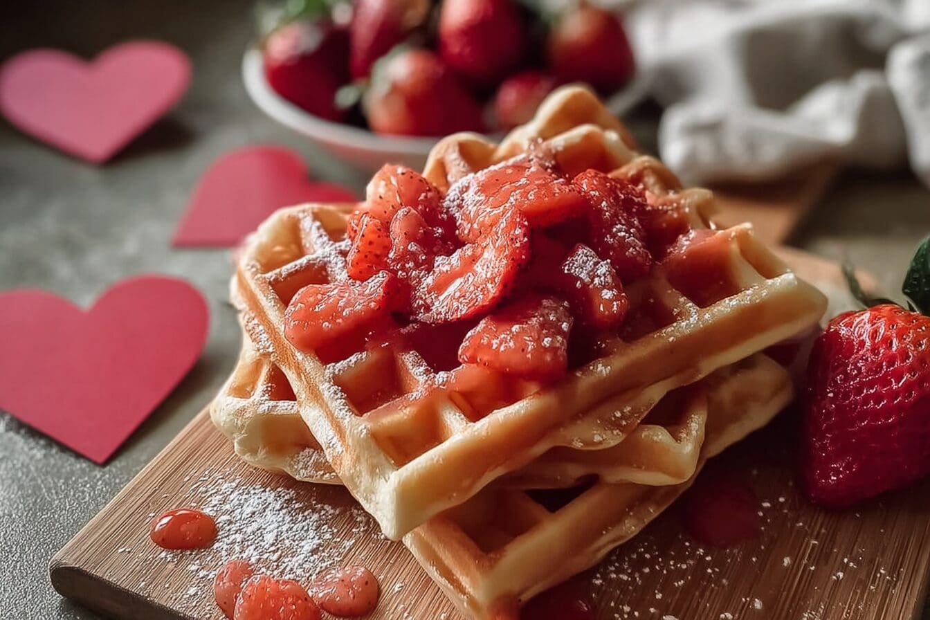 Strawberry Waffles