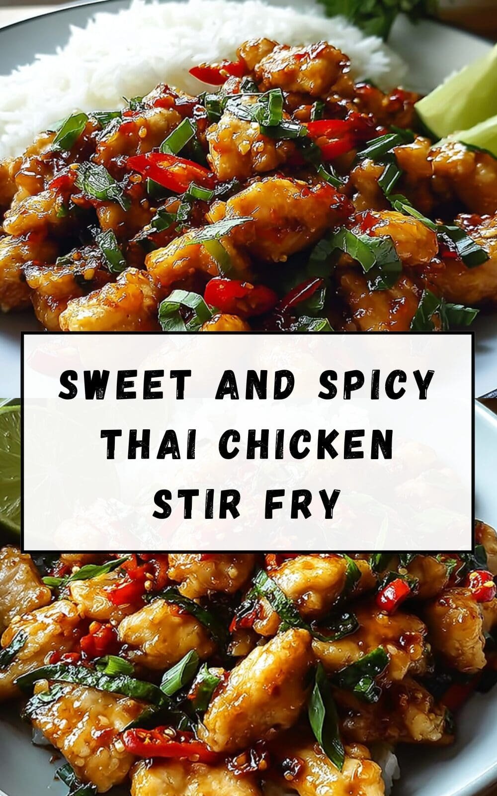 Sweet And Spicy Thai Chicken Stir Fry