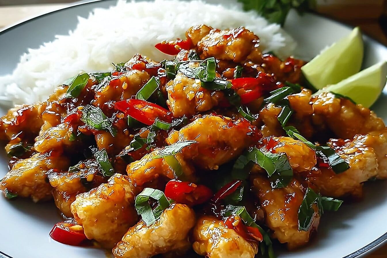 Sweet And Spicy Thai Chicken Stir Fry