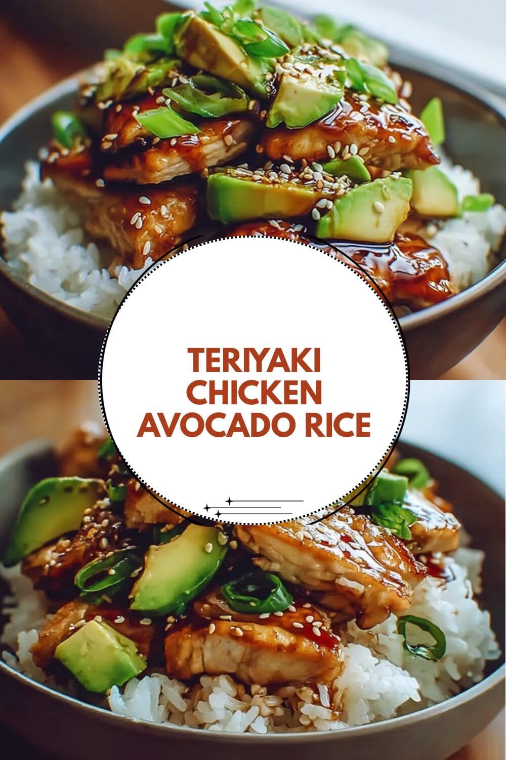 Teriyaki Chicken Avocado Rice