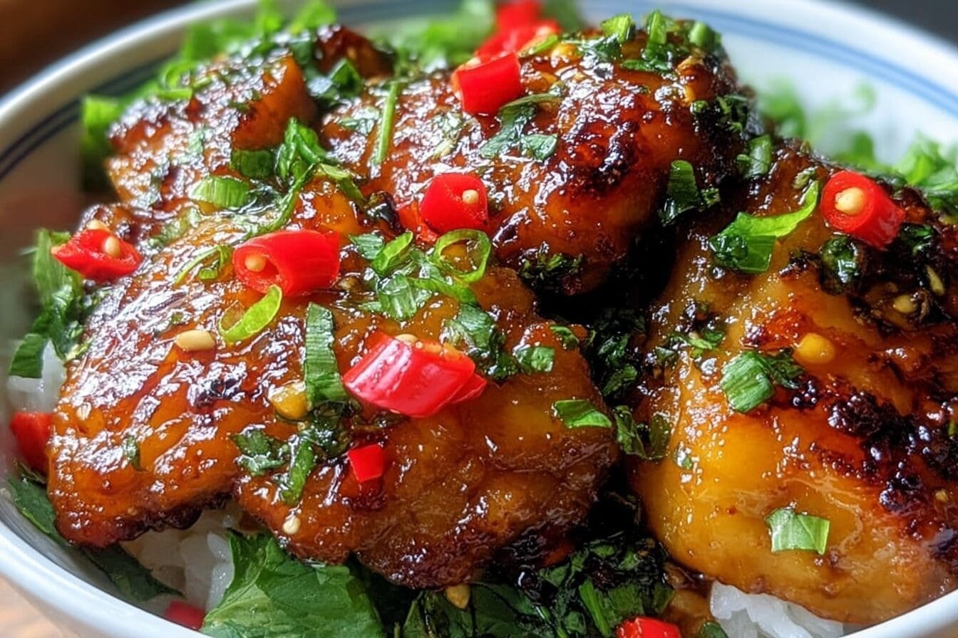 Thai Grilled Chicken Recipe Gai Yang With Authentic Marinade And Spices 6 Thai Chicken Thighs