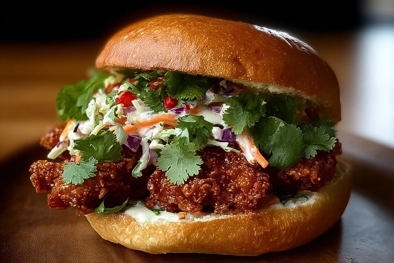 Thai Fried Chicken Sandwich