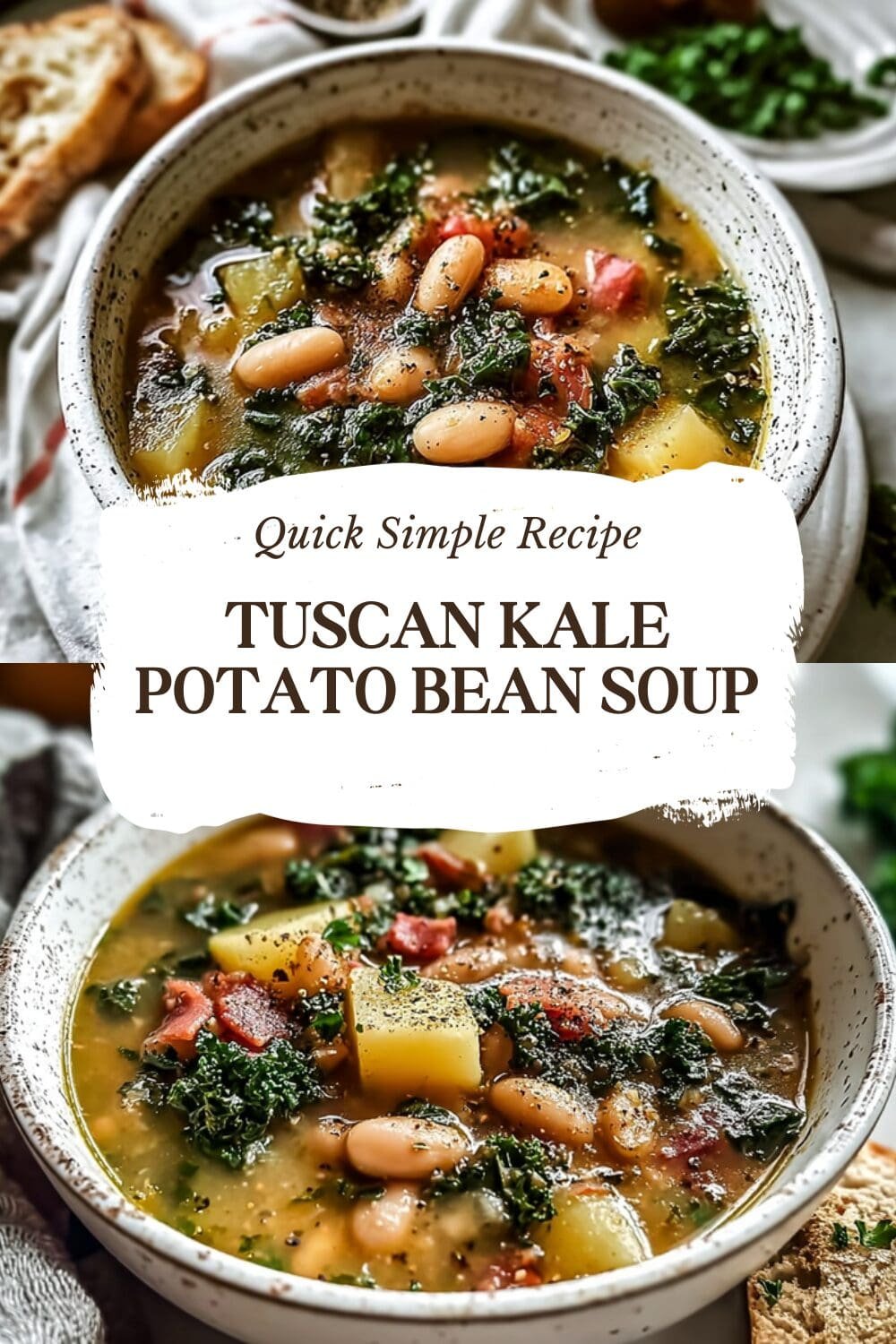 Tuscan Kale Potato Bean Soup