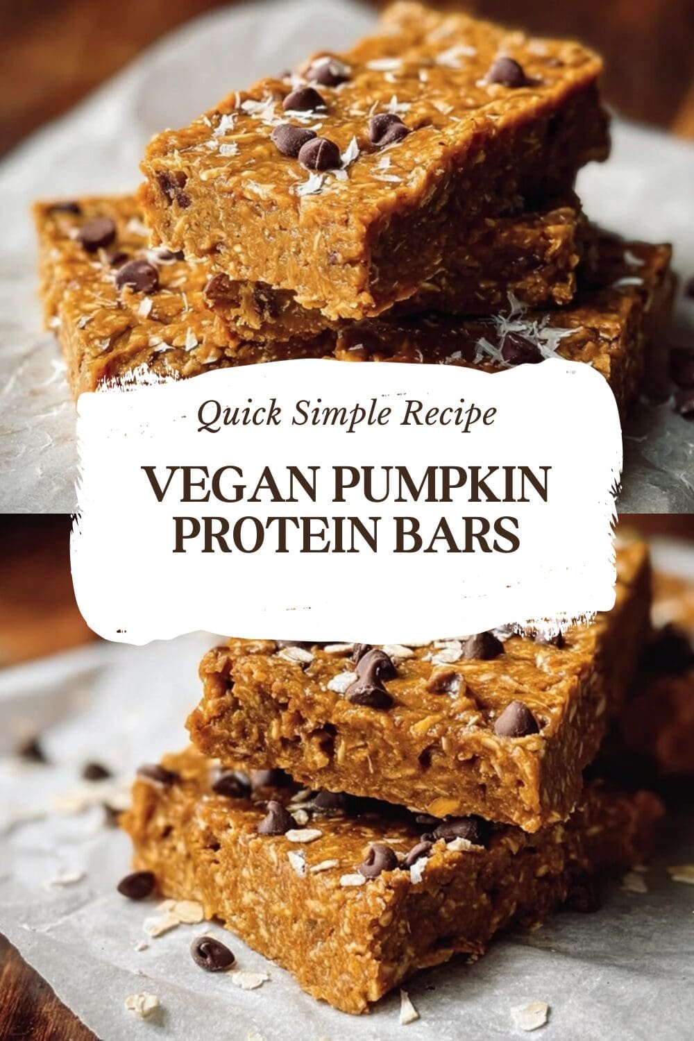 Vegan Pumpkin Protein Bars