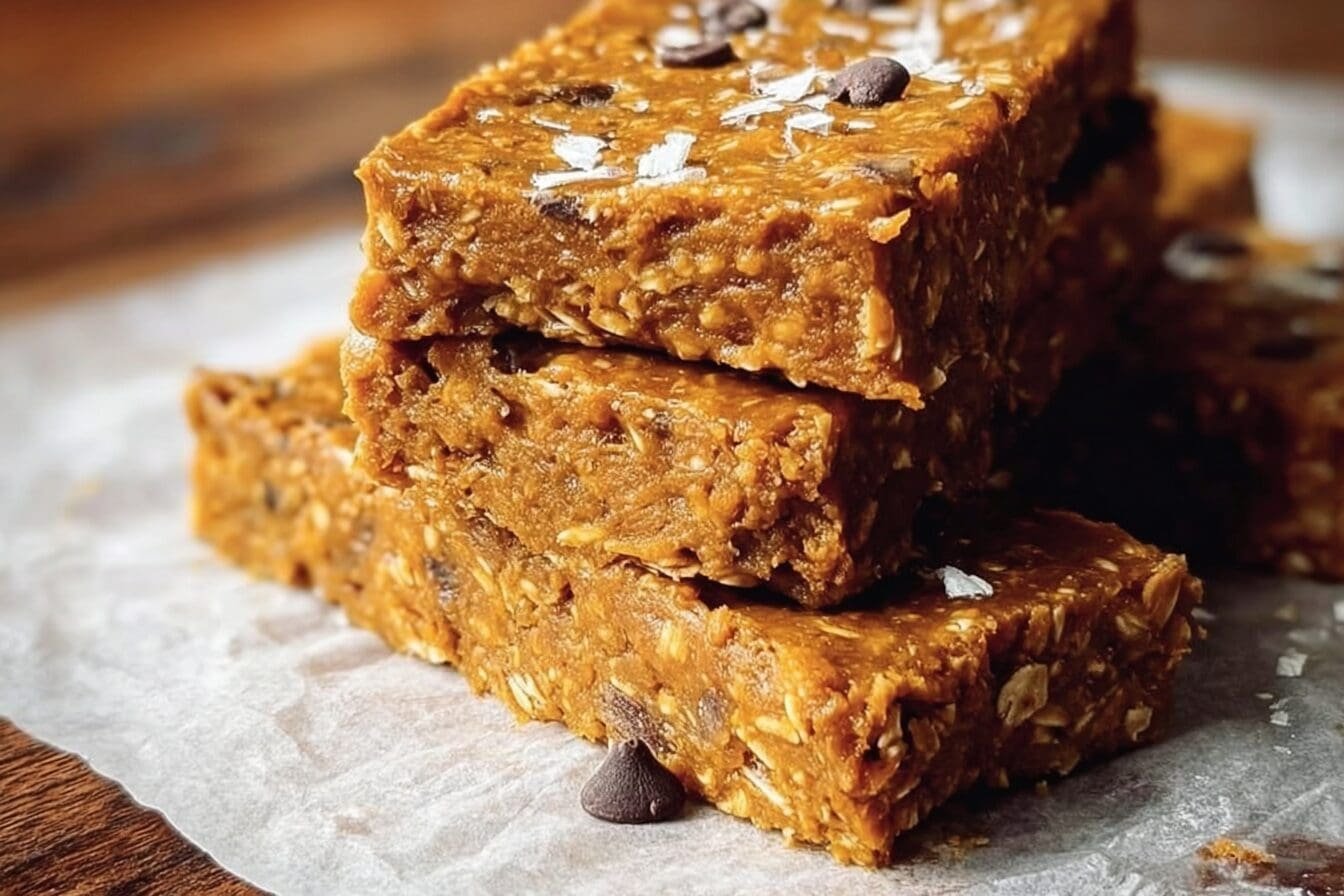 Vegan Pumpkin Protein Bars