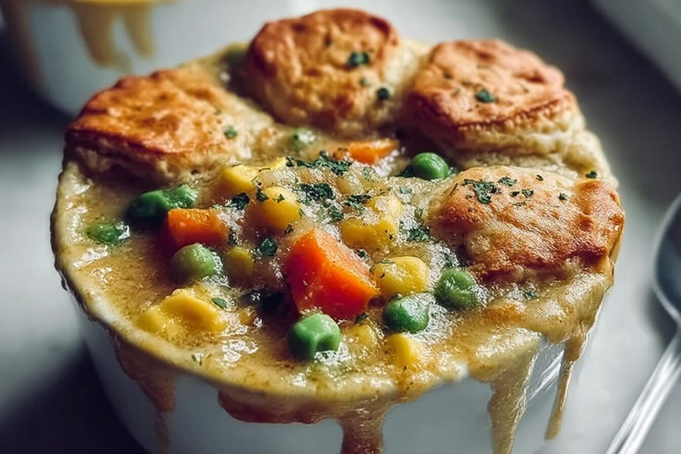 Veggie Pot Pie Soup