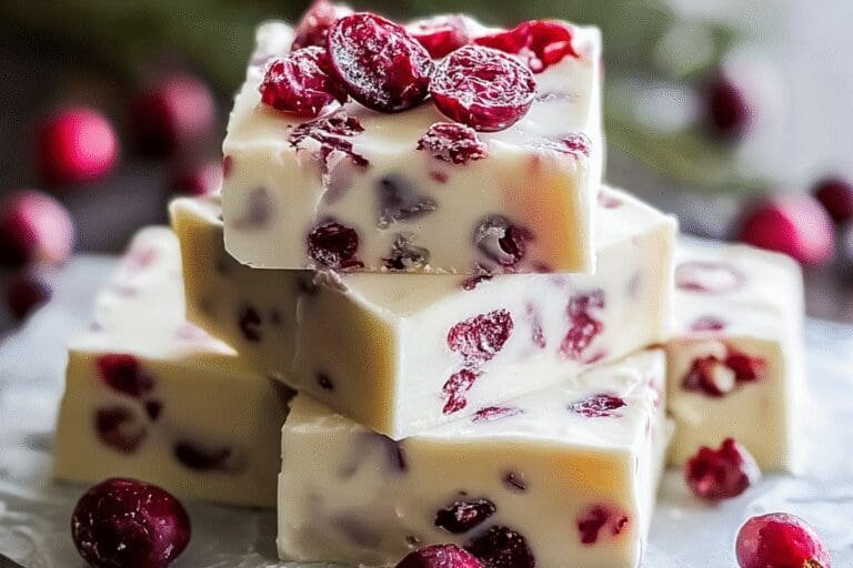 White Chocolate Cranberry Fudge 83.Png