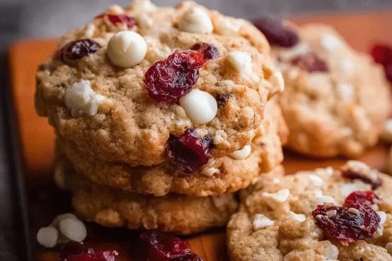 White Chocolate Cranberry Oatmeal Cookies 71.Png