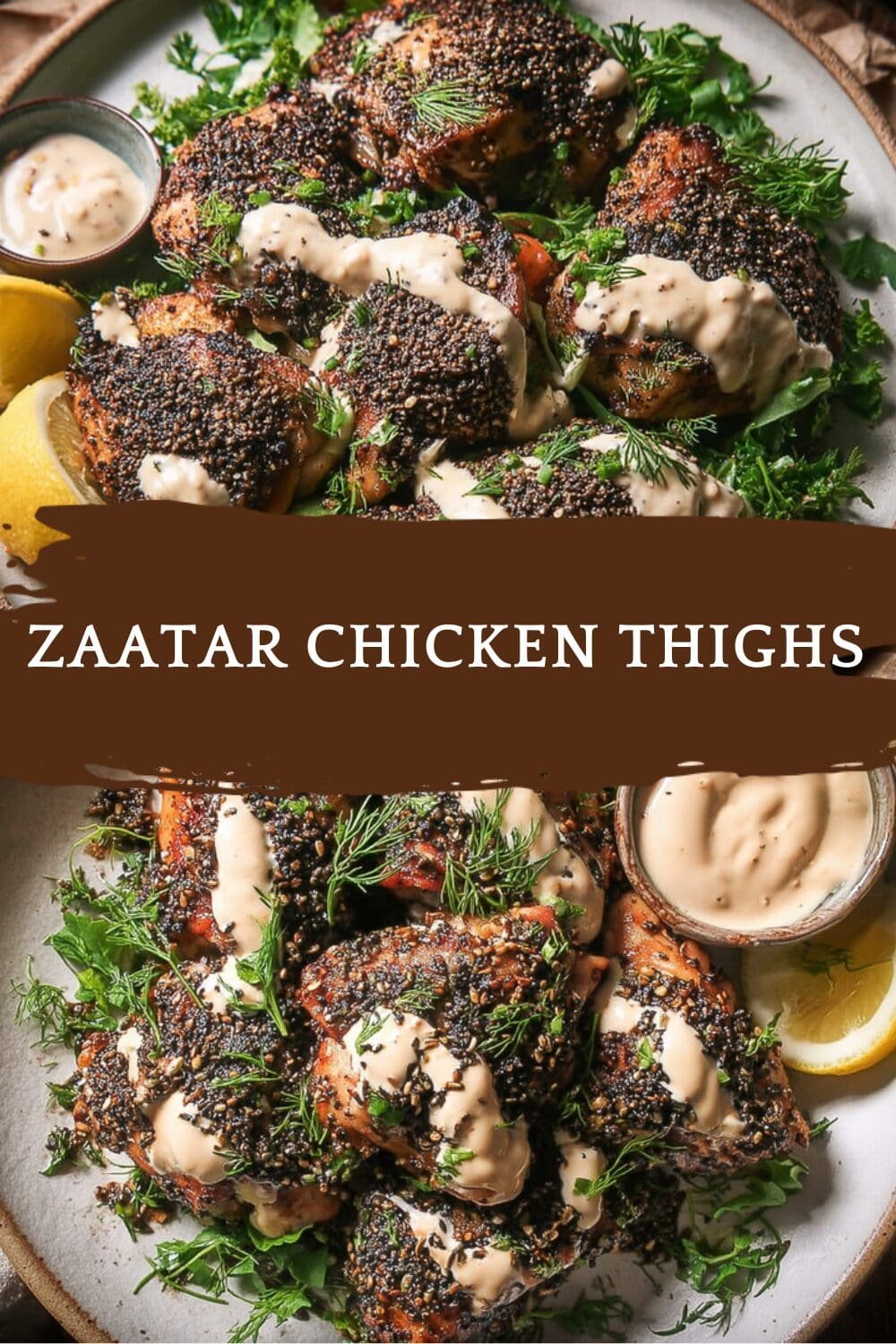 Zaatar Chicken Thighs