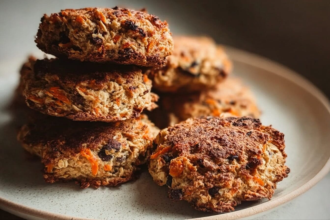 Healthy Carrot Cake Breakfast Cookies