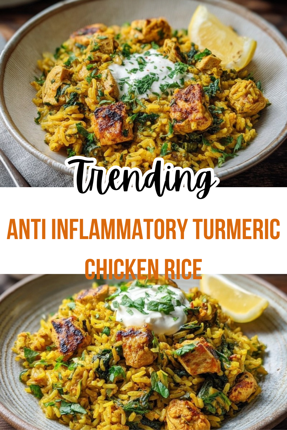Anti Inflammatory Turmeric Chicken Rice
