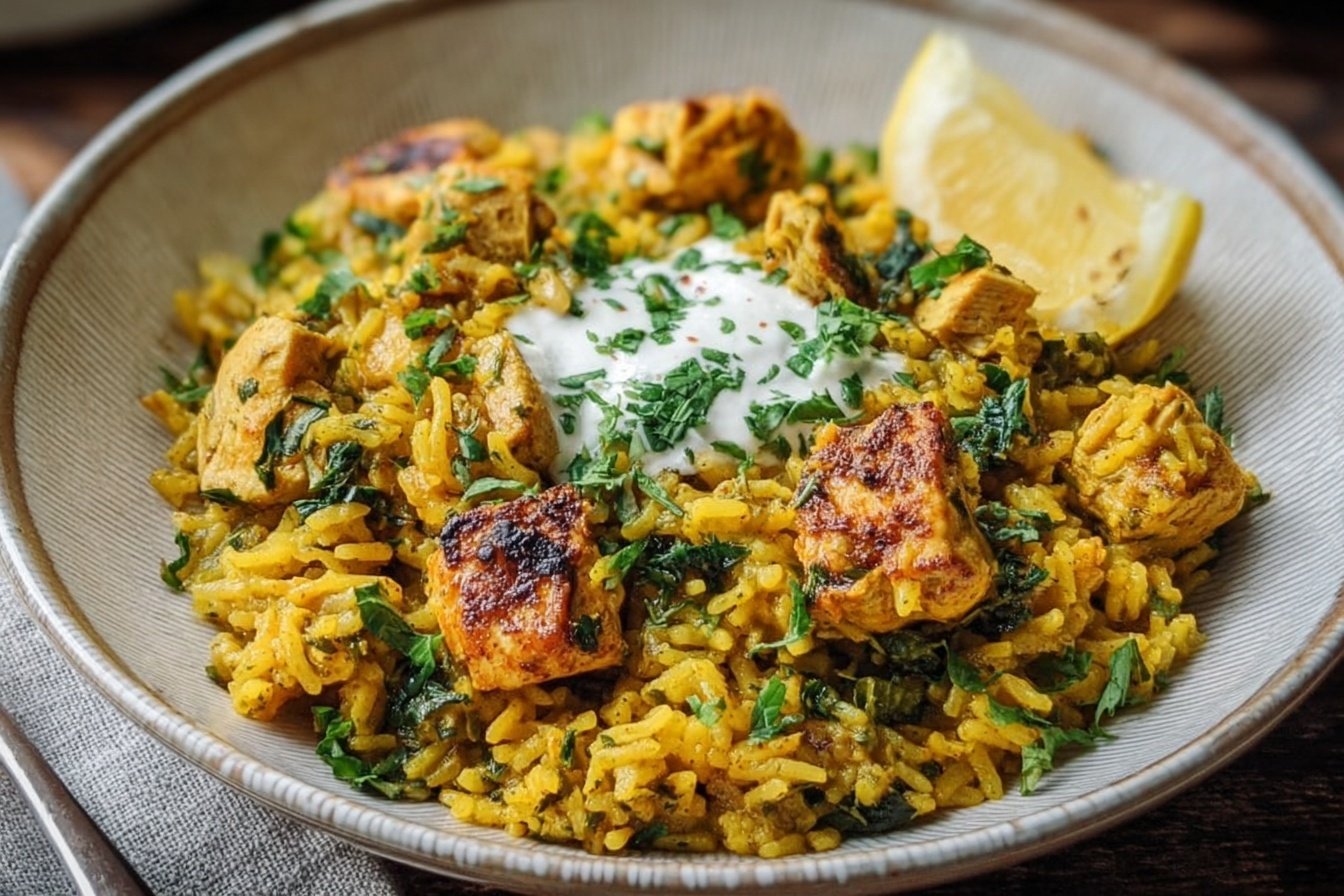 Anti Inflammatory Turmeric Chicken Rice