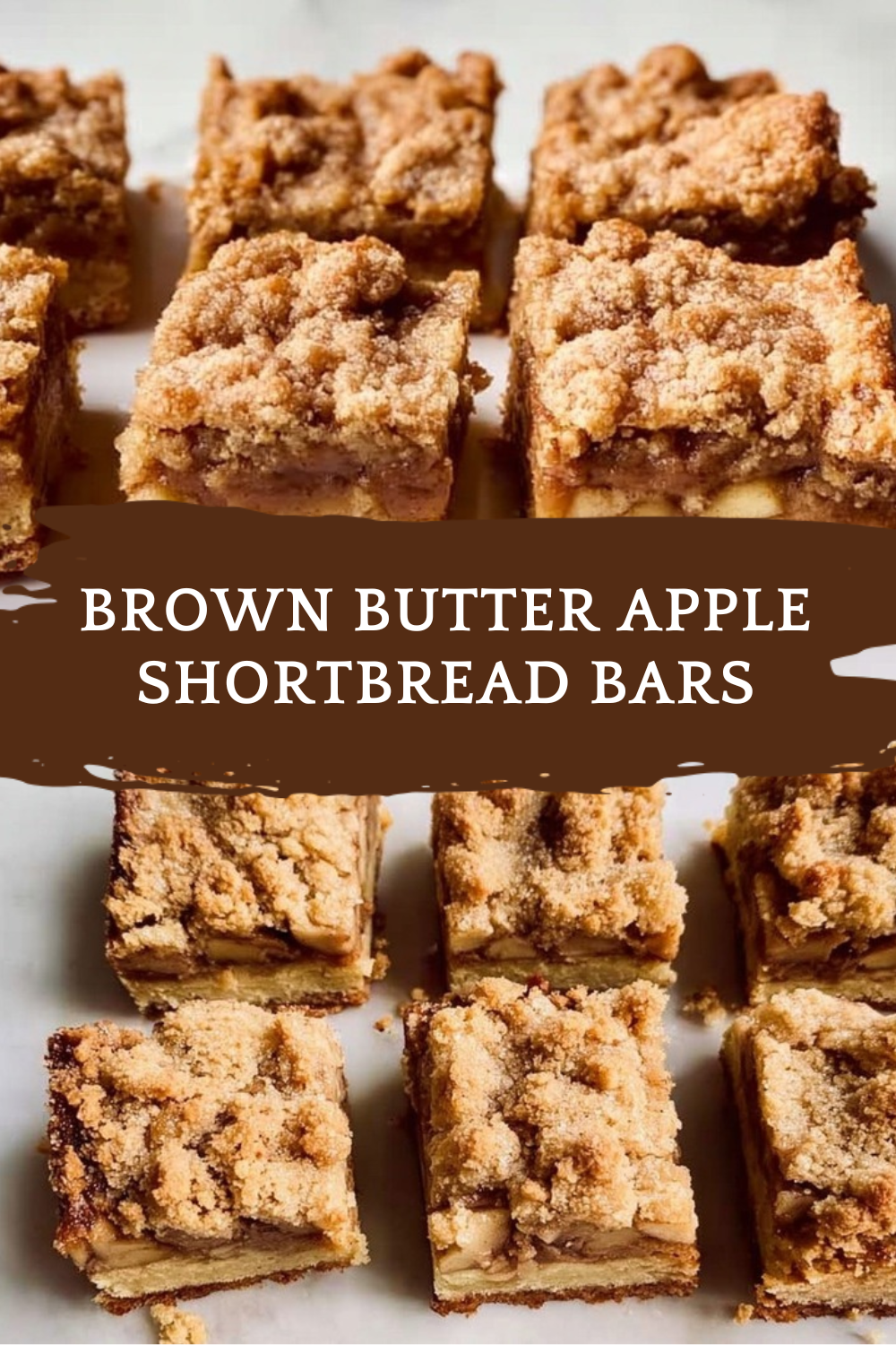 Brown Butter Apple Shortbread Bars