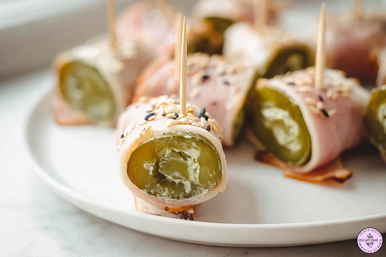 Ham Pickle Roll Ups