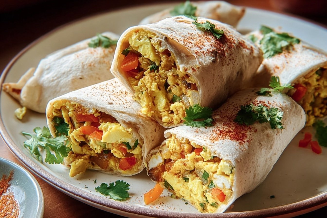 High Protein Breakfast Burrito Recipe For Busy Mornings 6 High Protein Breakfast Burritos