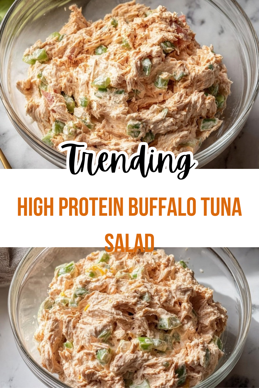 High Protein Buffalo Tuna Salad