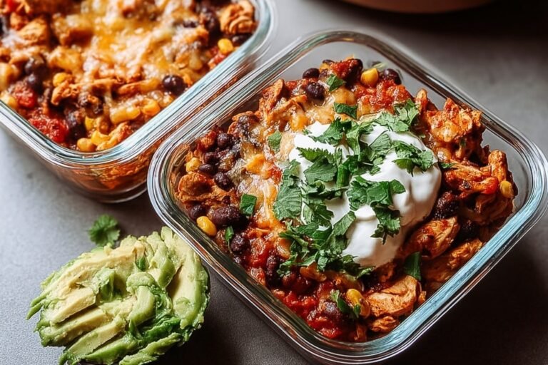 High Protein Chicken Cottage Cheese Enchilada Bowls 57.Png