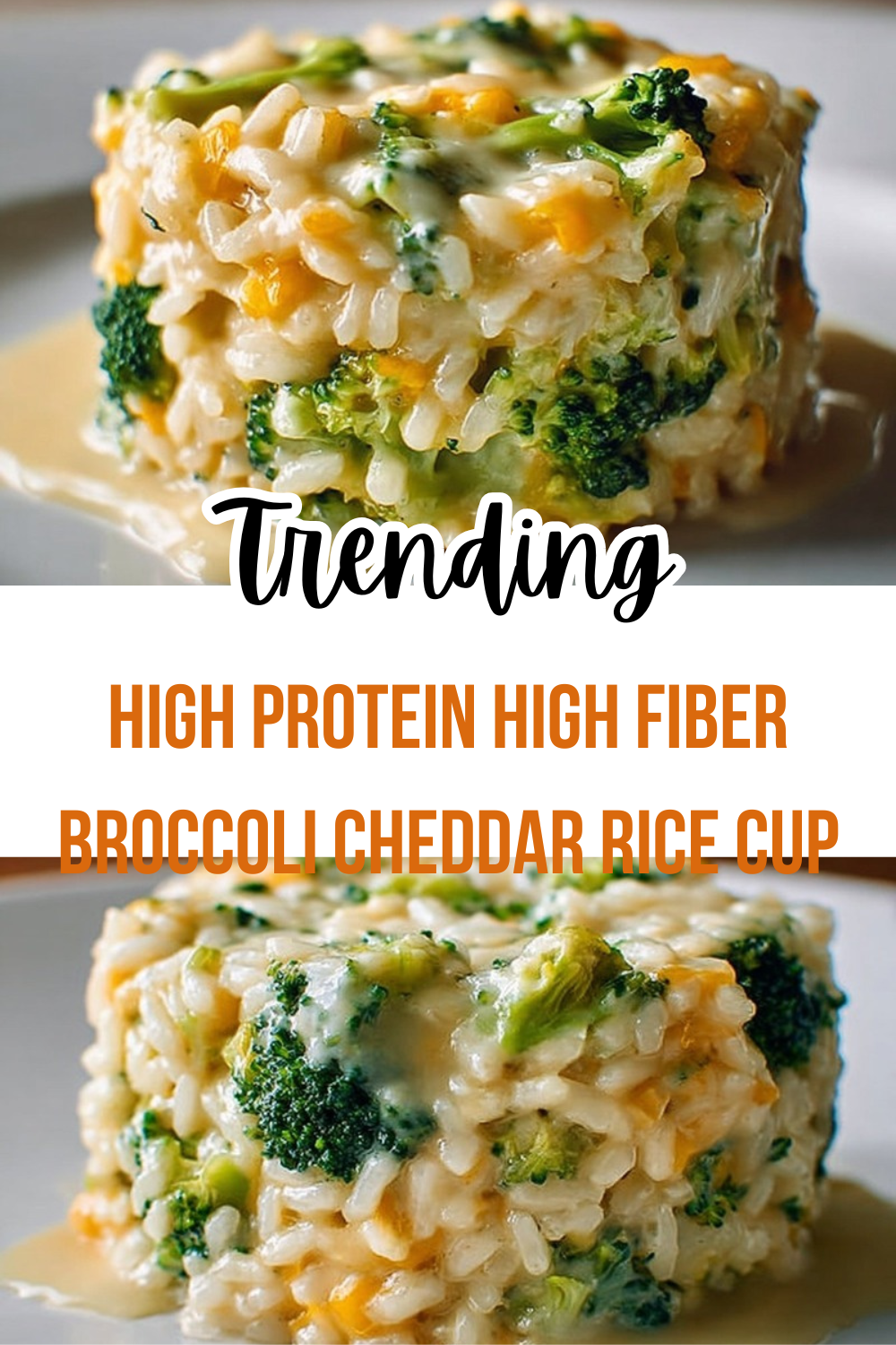 High Protein High Fiber Broccoli Cheddar Rice Cup