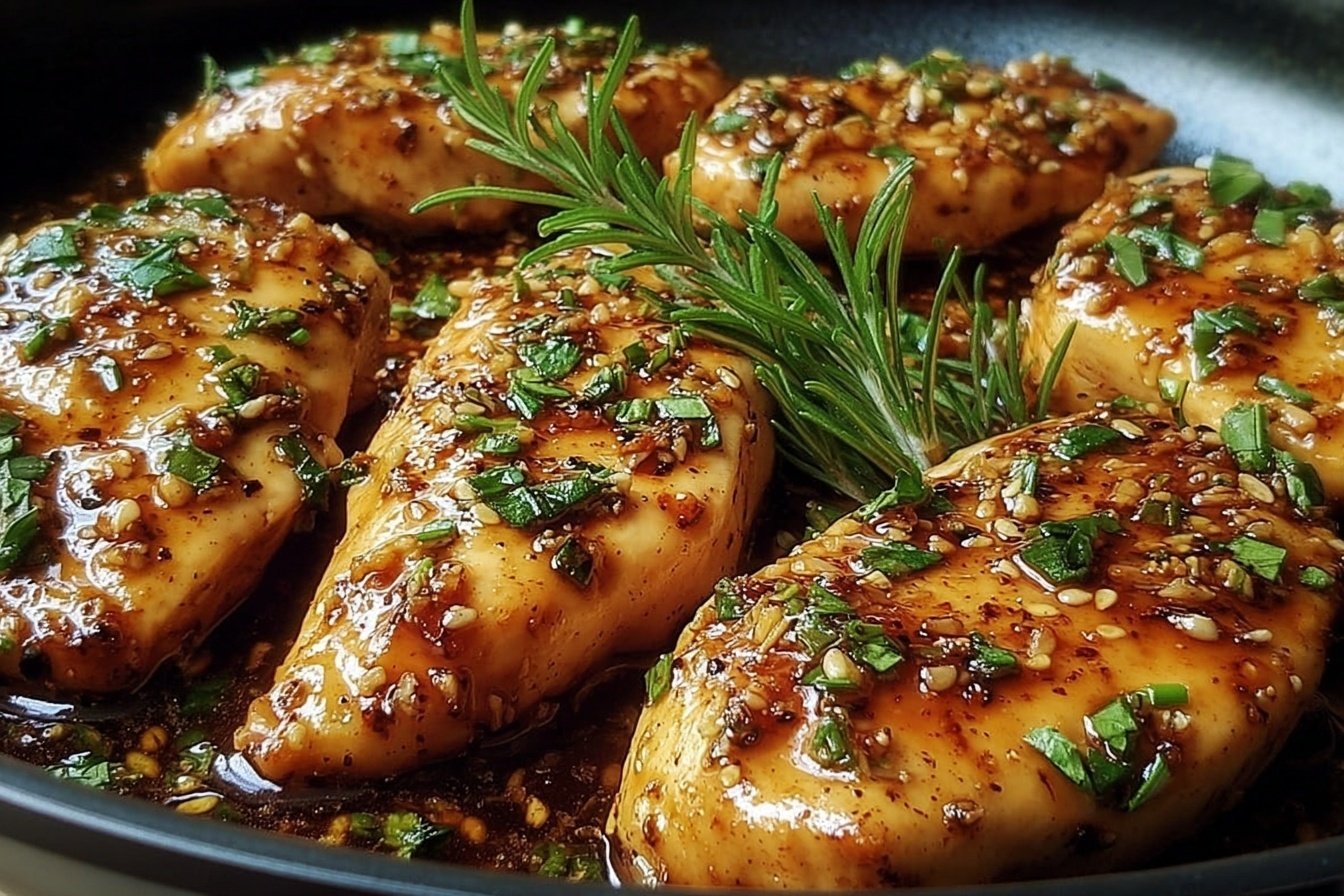 Honey Garlic Chicken Breasts