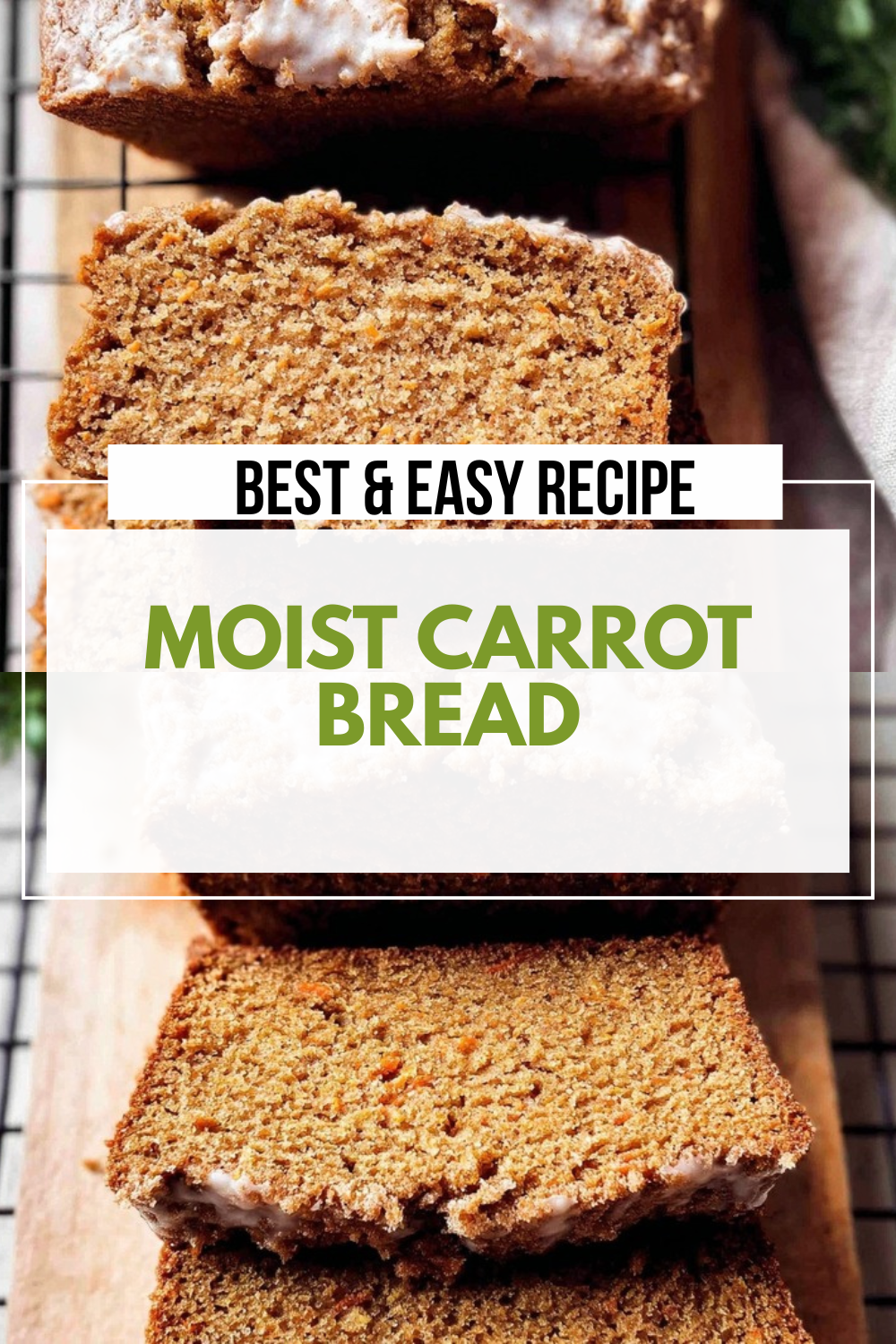 Moist Carrot Bread