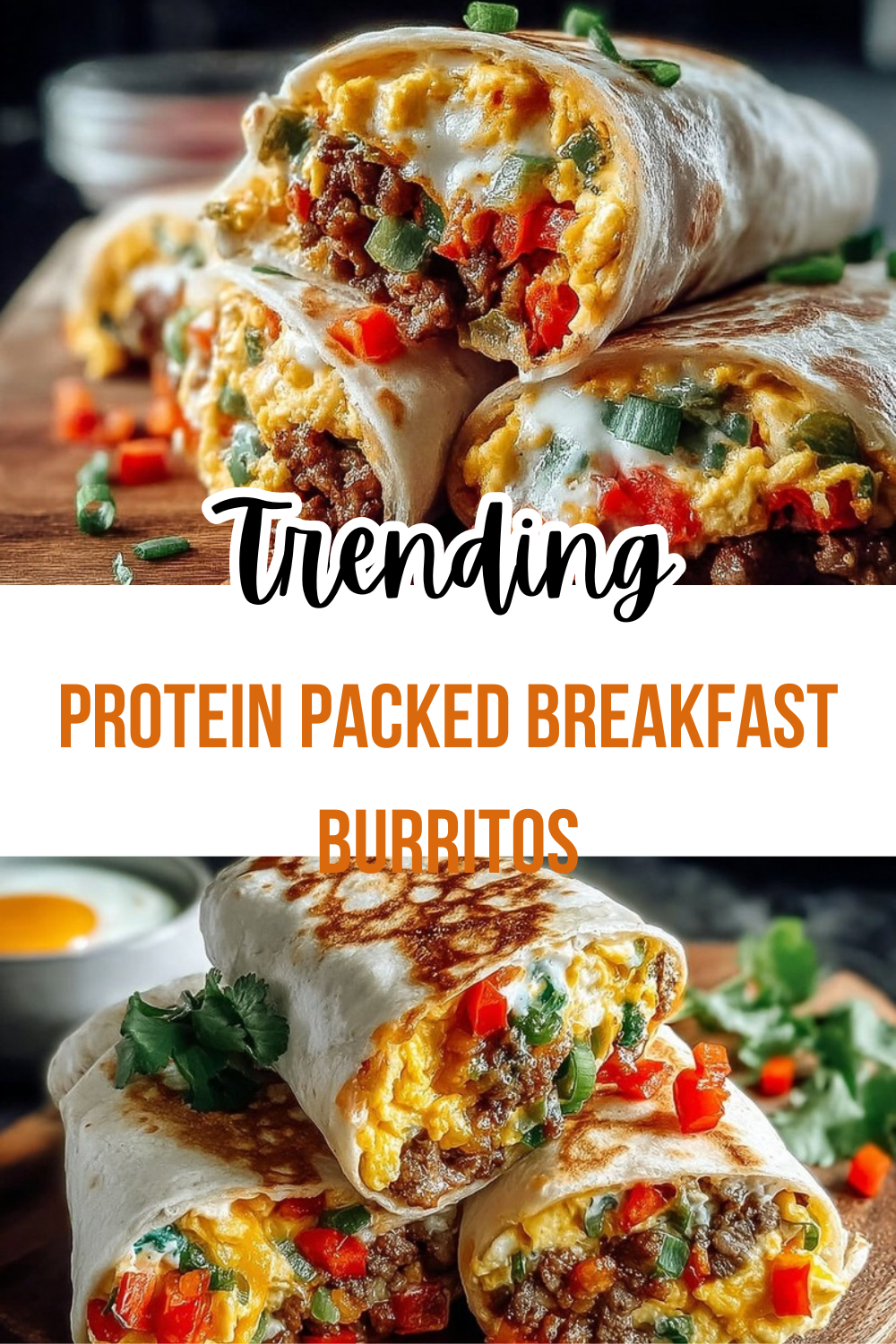 Protein Packed Breakfast Burritos