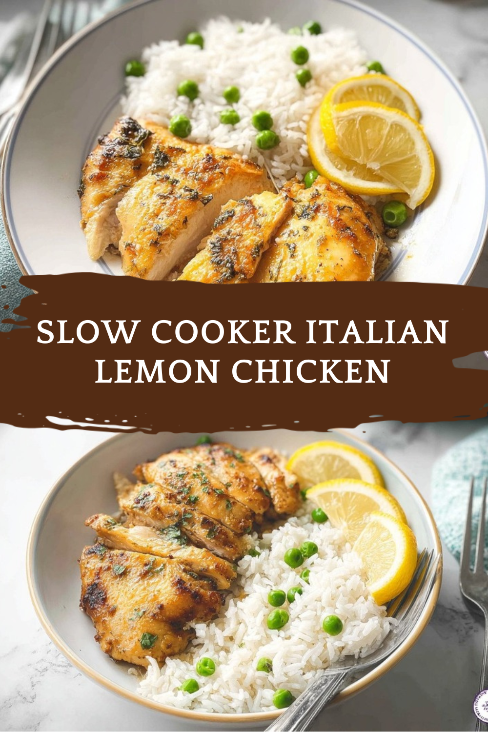 Slow Cooker Italian Lemon Chicken