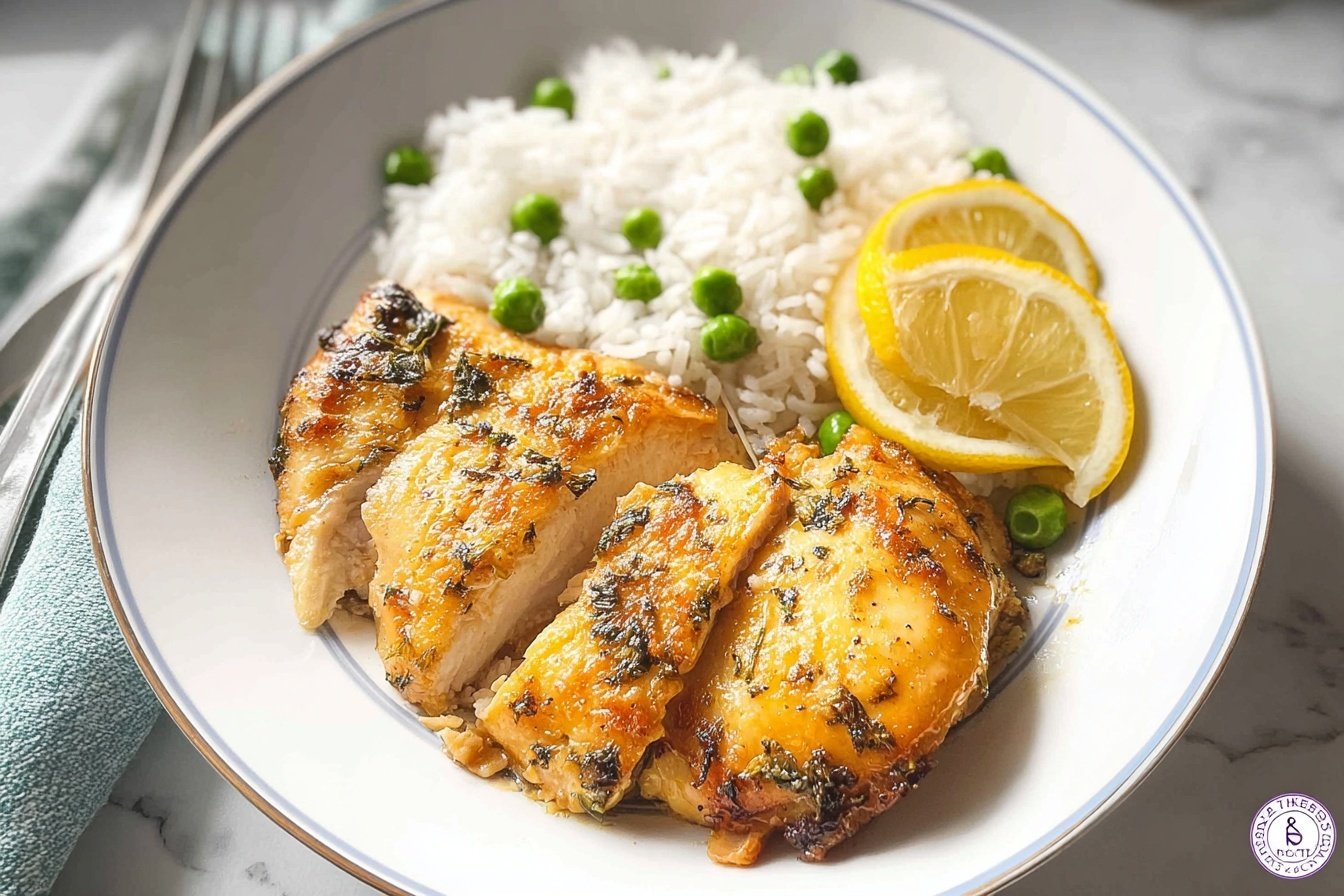 Slow Cooker Italian Lemon Chicken